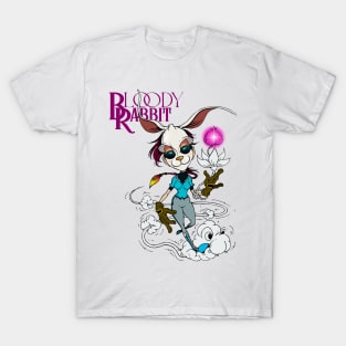 SKATING BLOODY RABBIT 00 T-Shirt